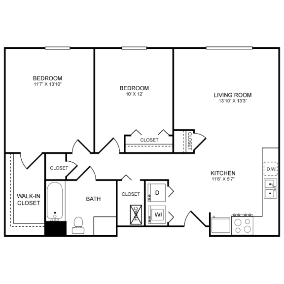 Senior 55+ Community Living Floor Plans of Englewood Vista